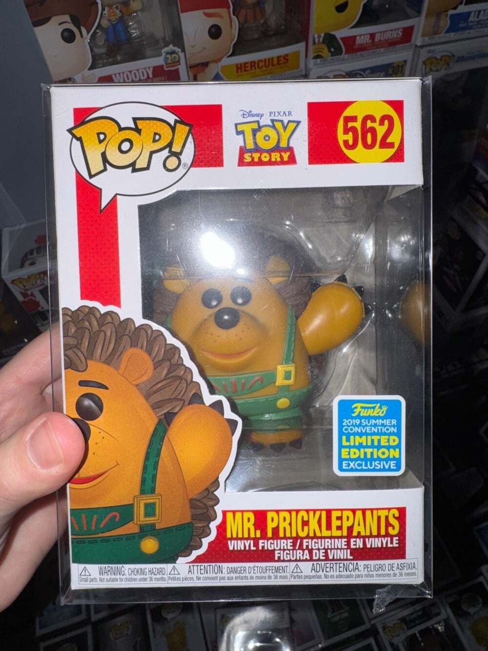 Funko Pop Disney Toy Story Mr. Pricklepants 562 2019 Summer Convention Exclusive